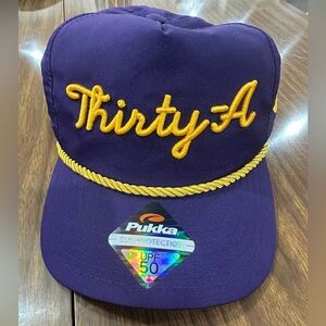 30-A THIRTY-A SCRIPT HAT WITH LSU COLORWAY BRAND NEW UPF+50